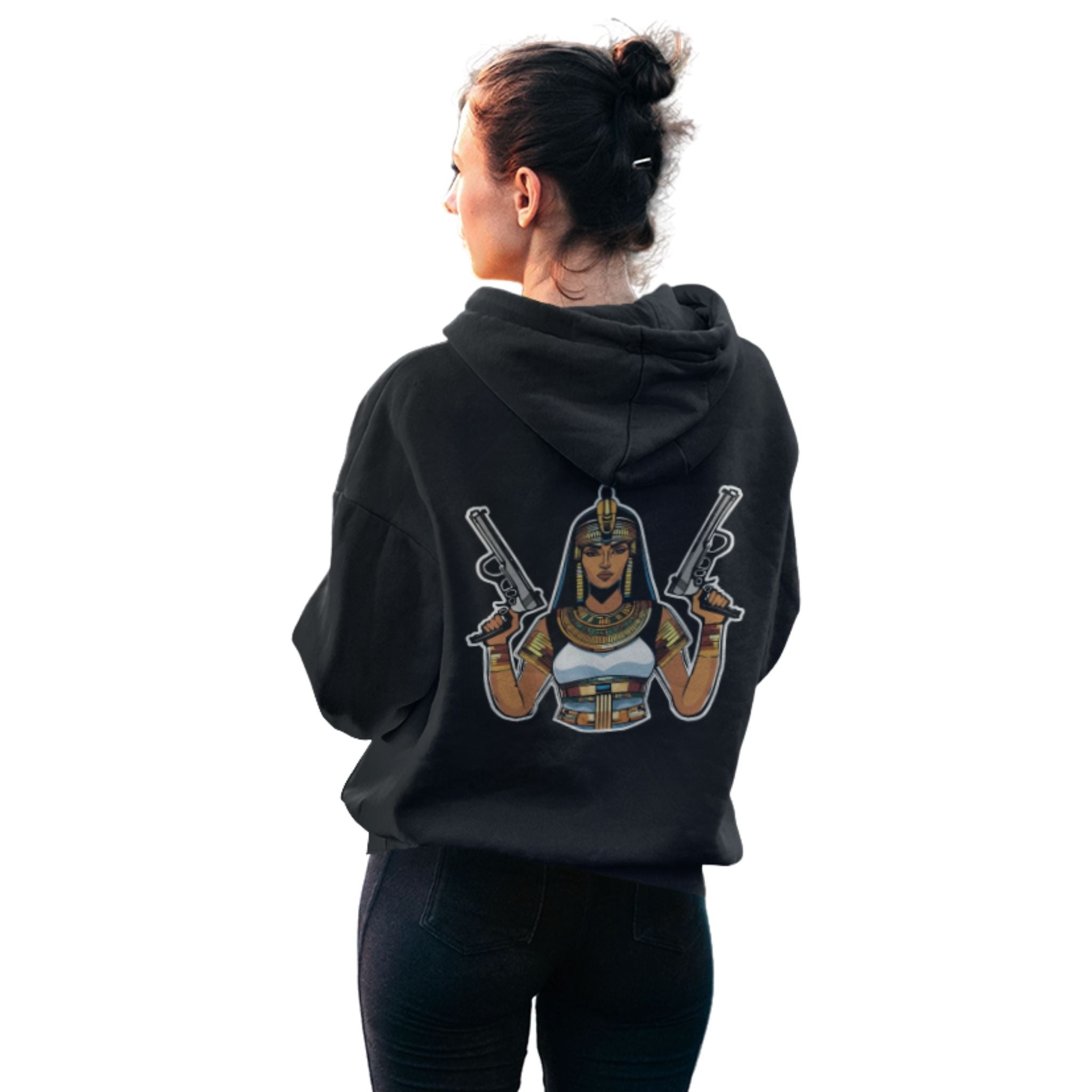 Hoodie - Cleopatra with Guns