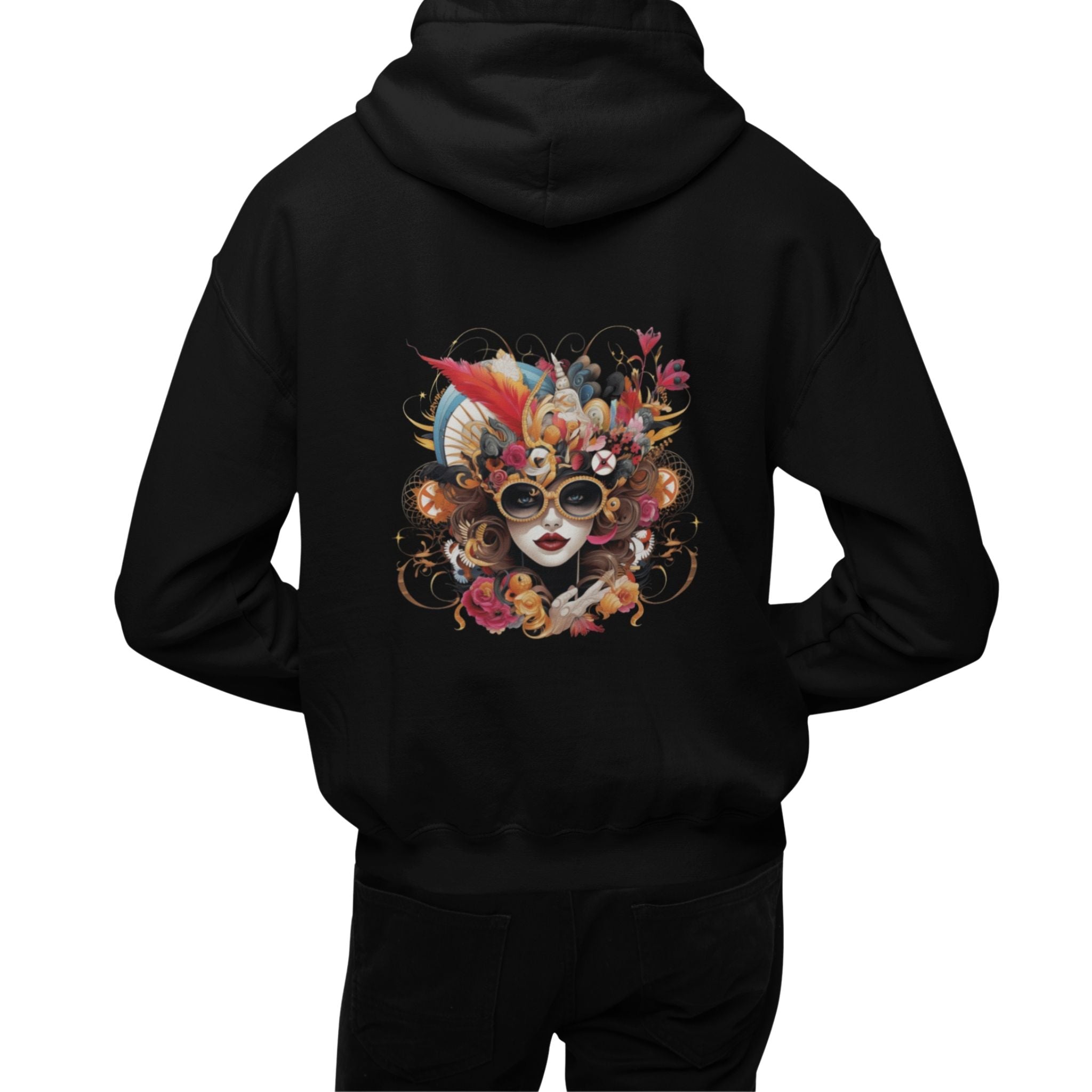 Hoodie - Floral Majesty