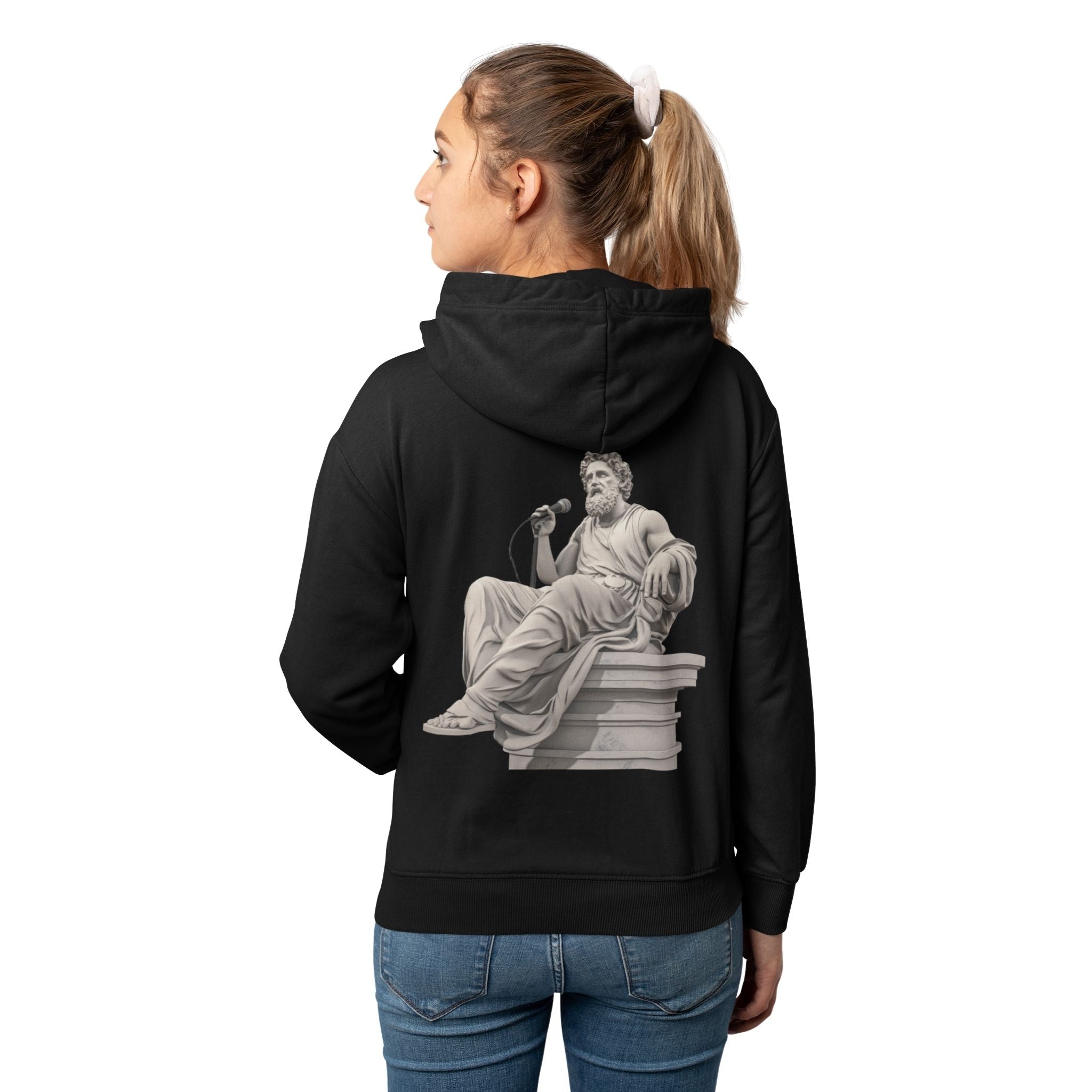 Hoodie - Greek Singer Statue