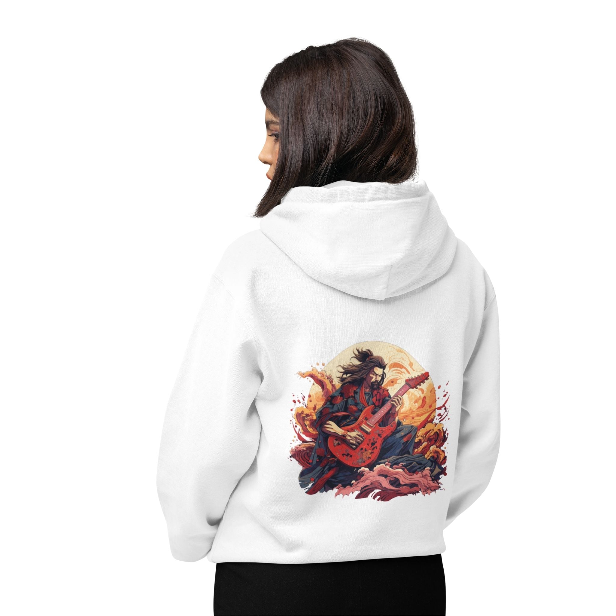 Hoodie - Samurai Guitar Waves
