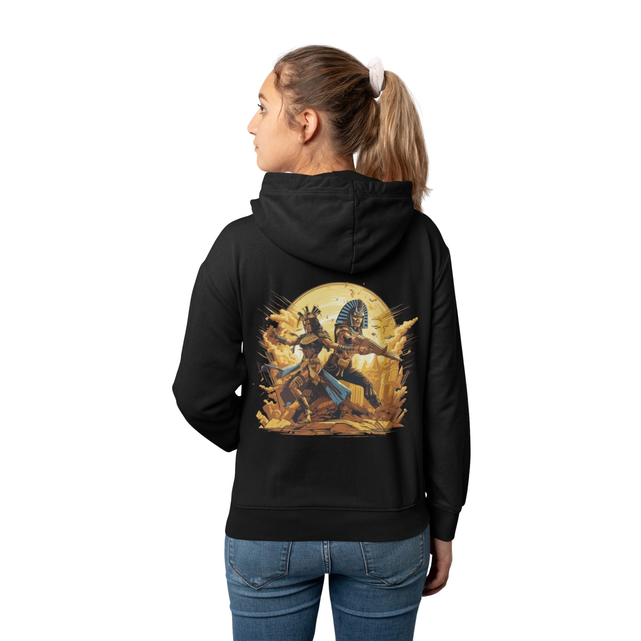 Hoodie - Epic Egyptian Warrior Duo