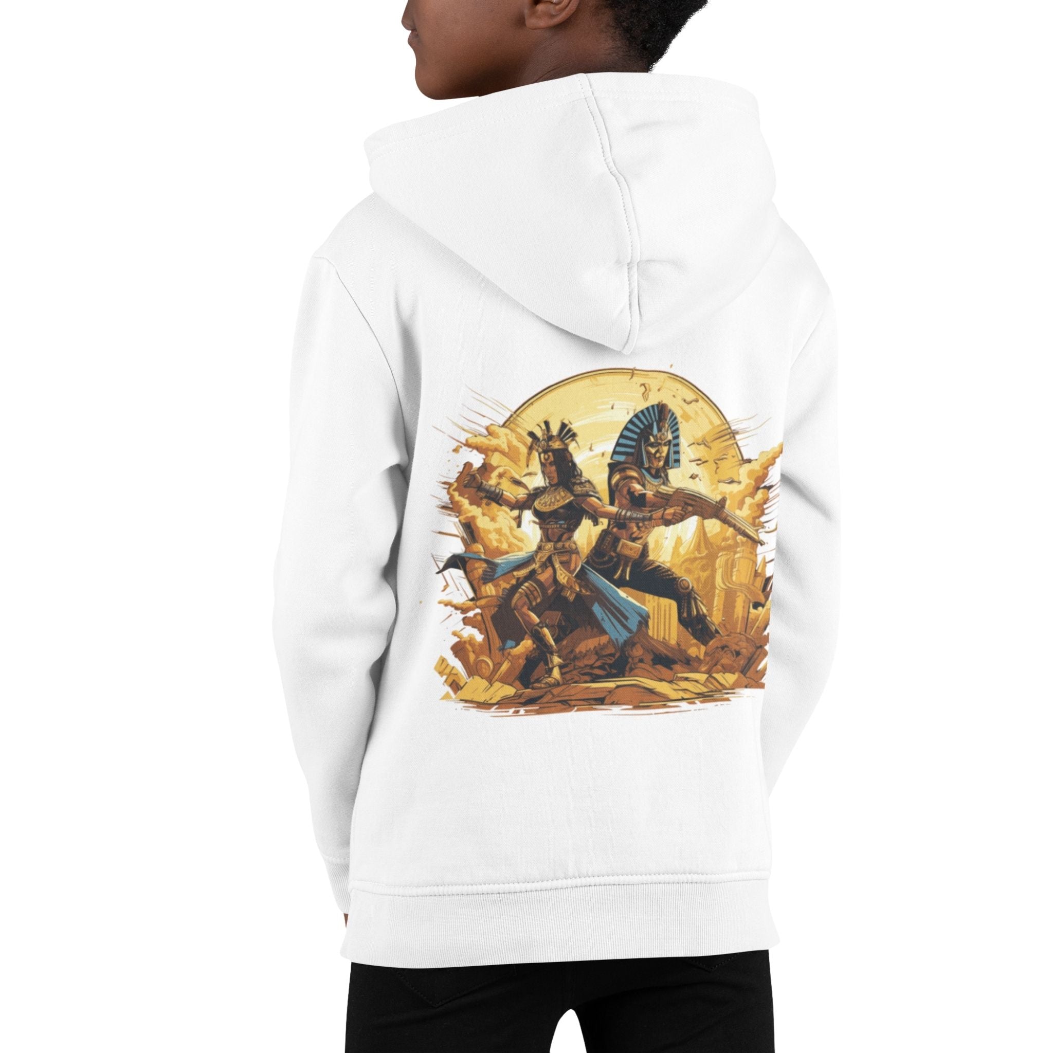 Hoodie - Epic Egyptian Warrior Duo