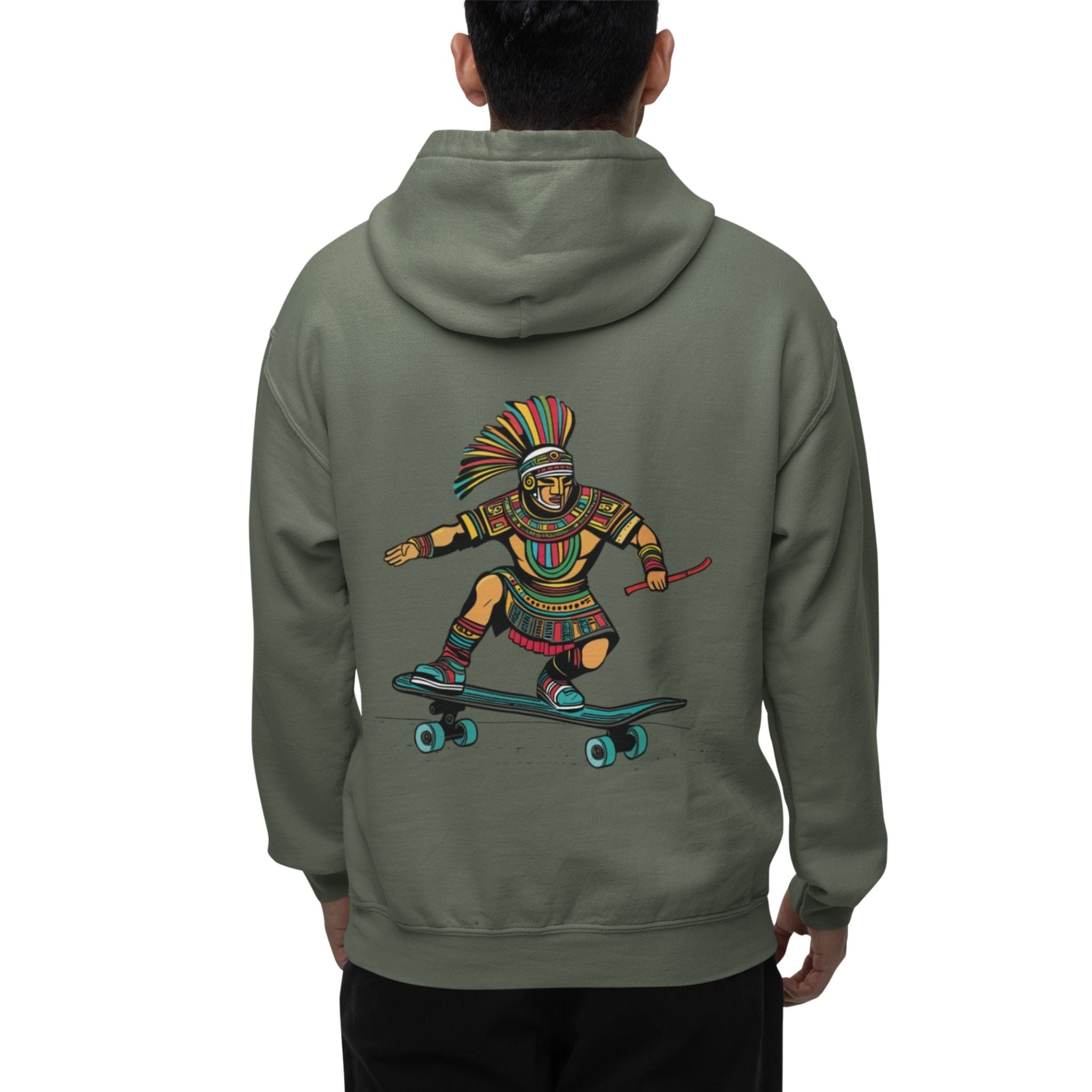 Hoodie - Aztec Warrior Skateboarding