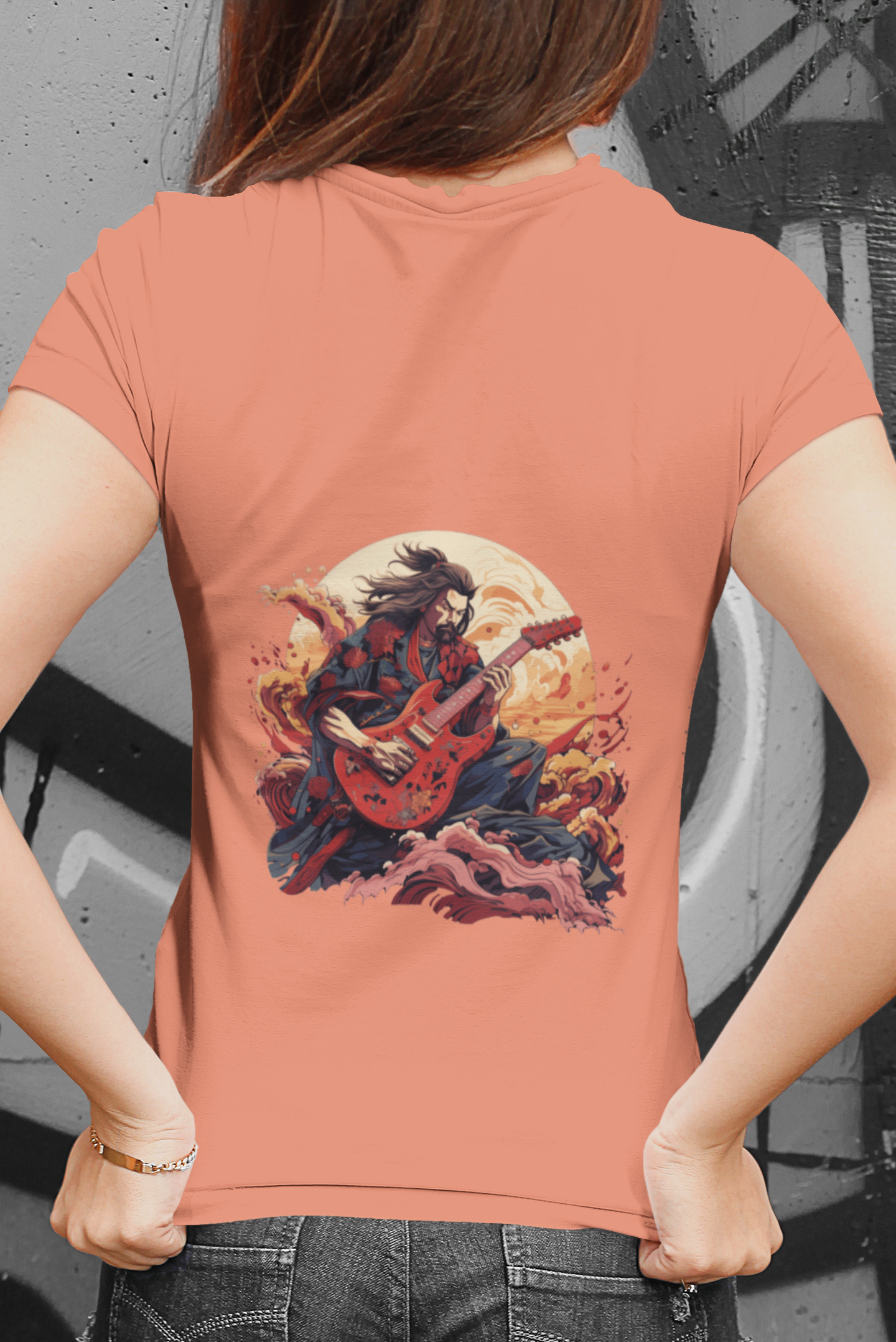 Shirt Reg - Samurai Guitar Waves