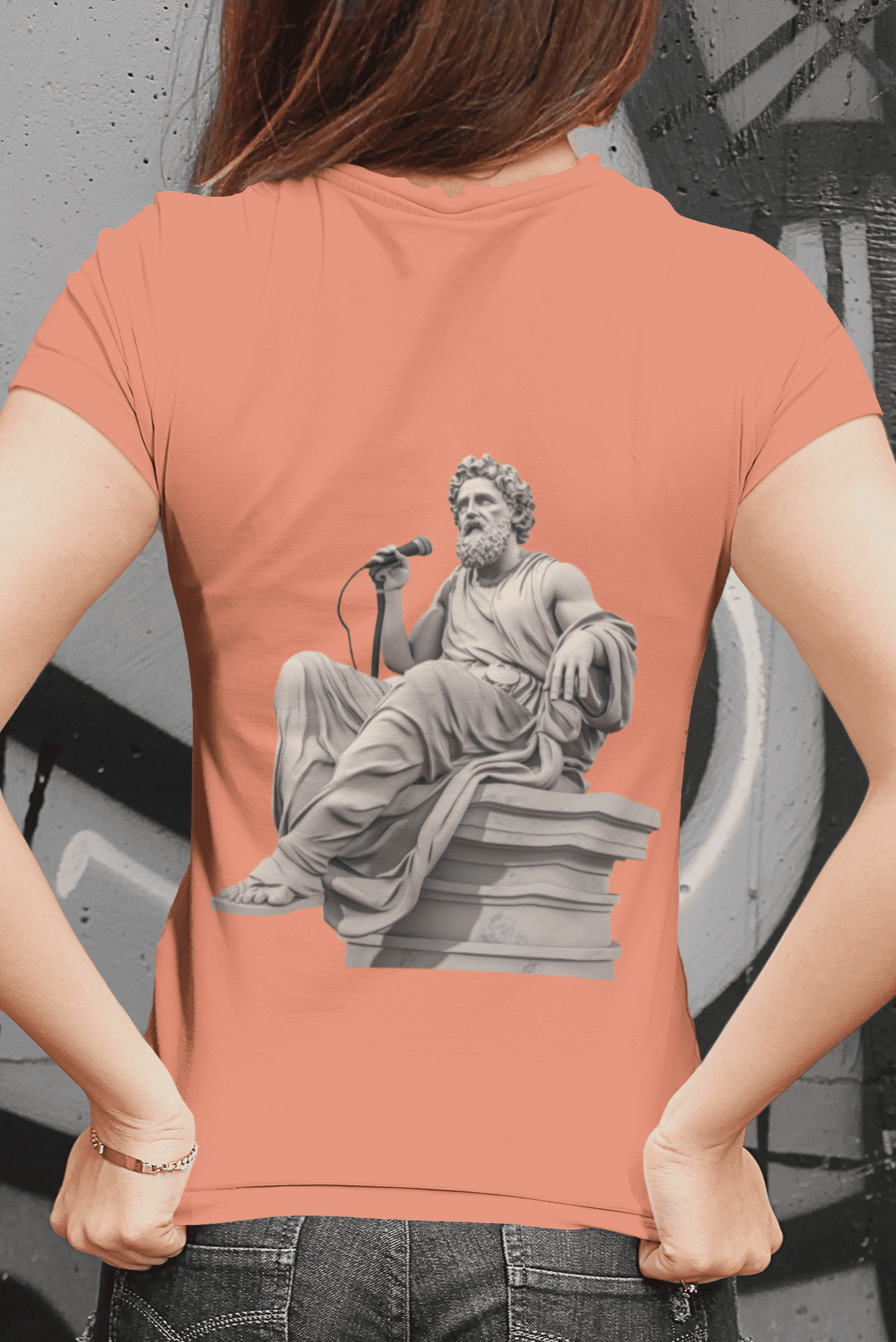 Shirt Reg - Greek Singer Statue