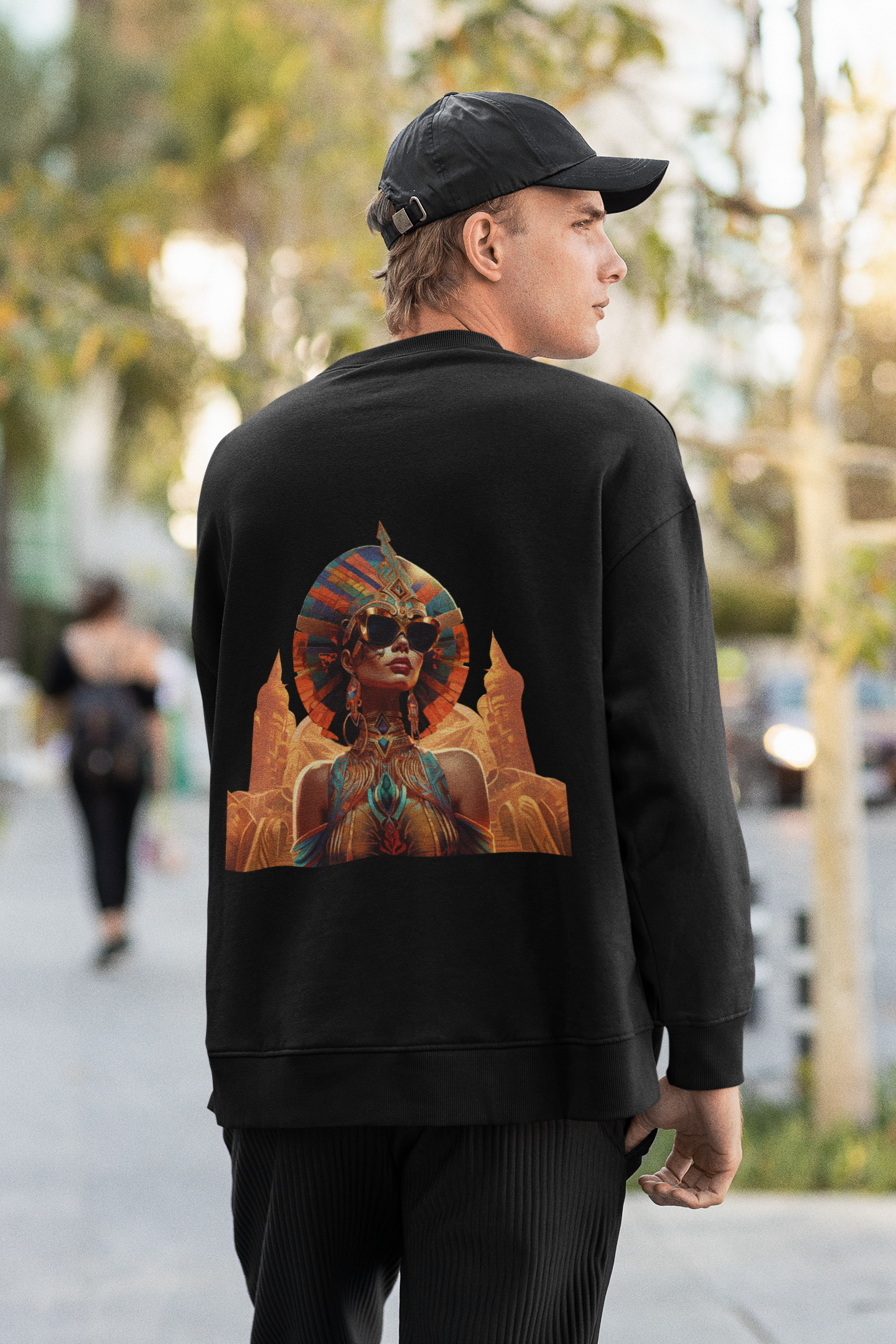 Sweatshirt- Sunlit Temple Majesty