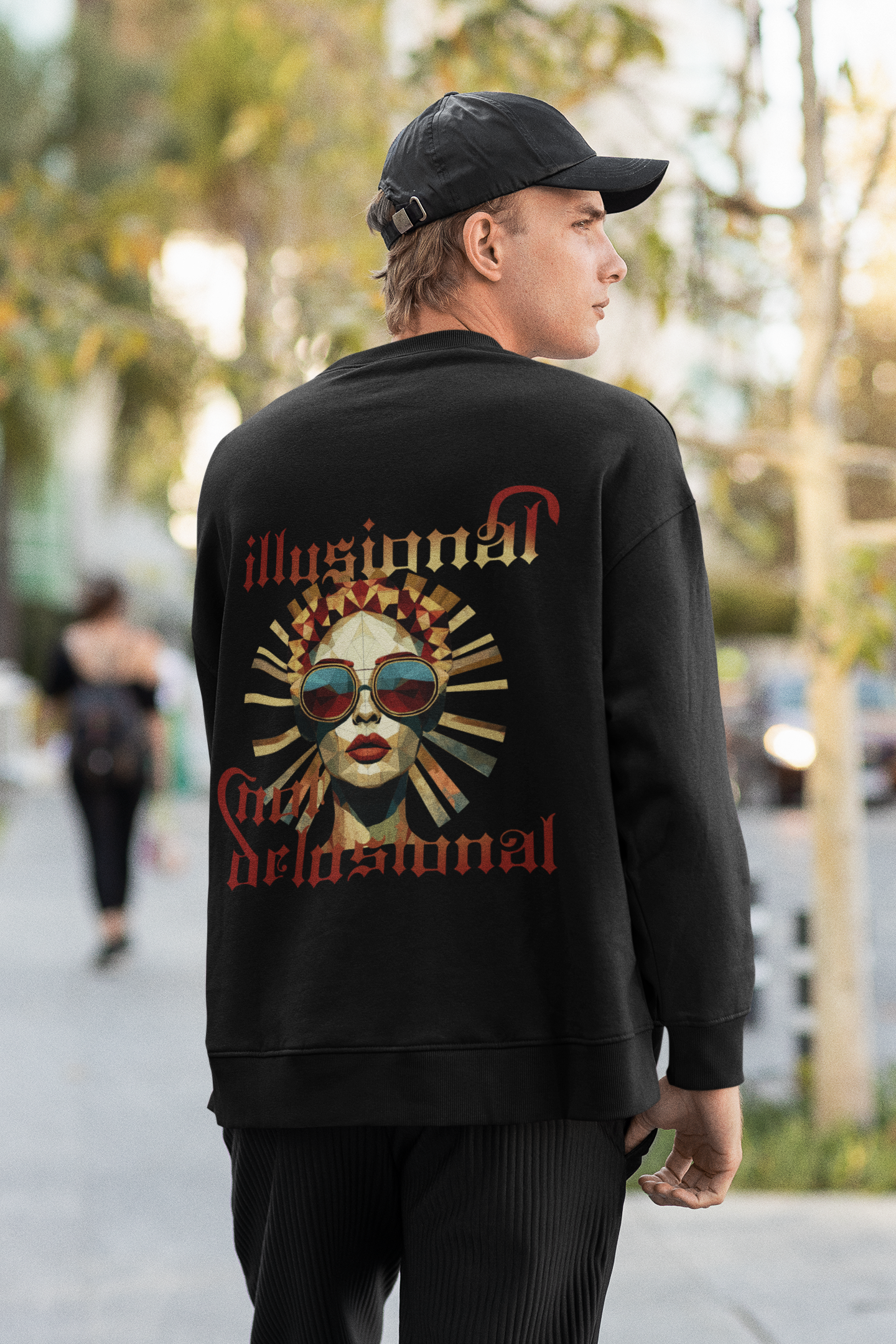 Sweatshirt- Illusional Not Delusional