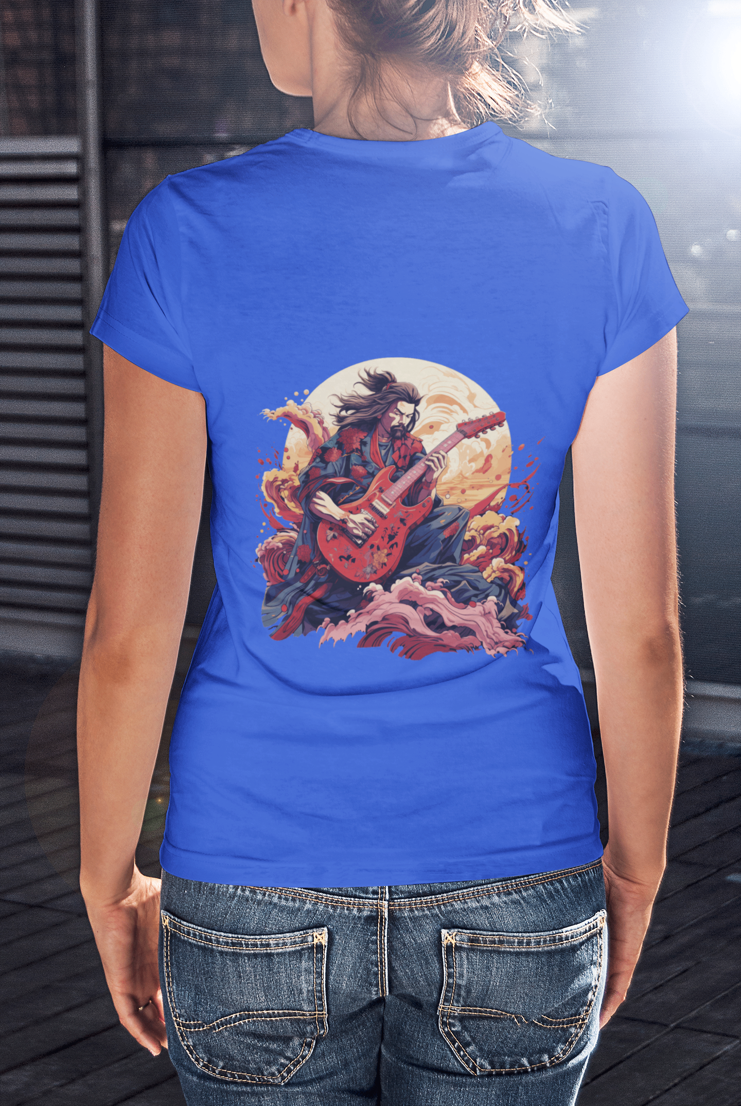 Shirt Reg - Samurai Guitar Waves