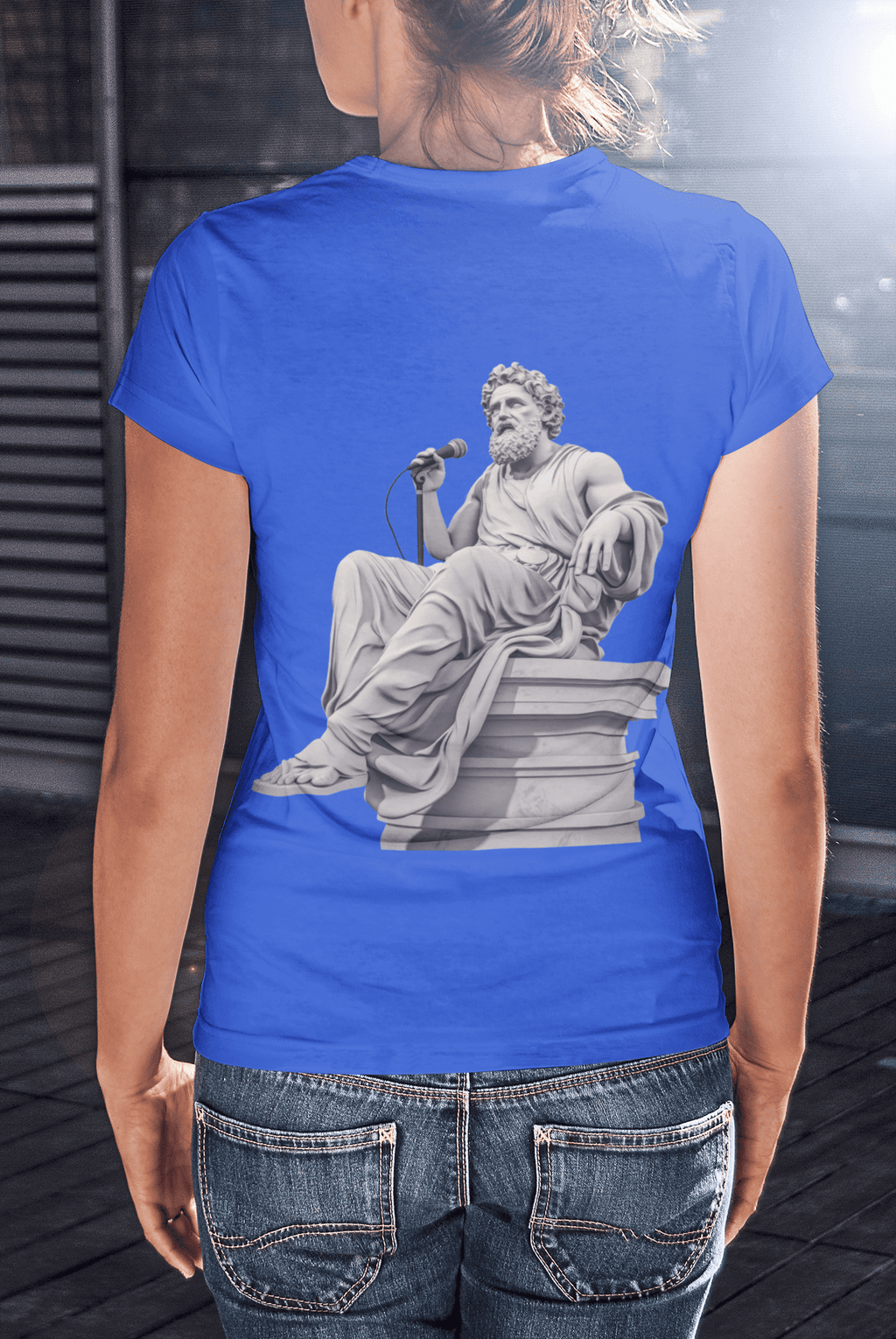 Shirt Reg - Greek Singer Statue