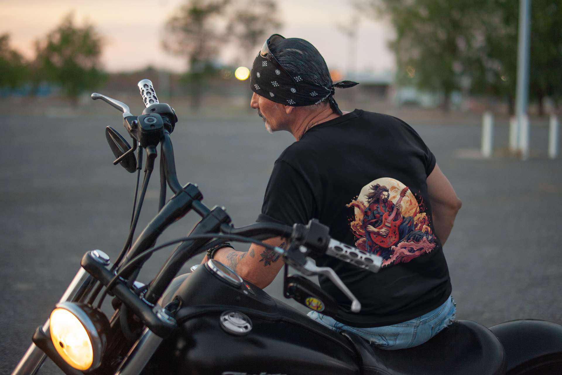 Shirt Reg - Samurai Guitar Waves