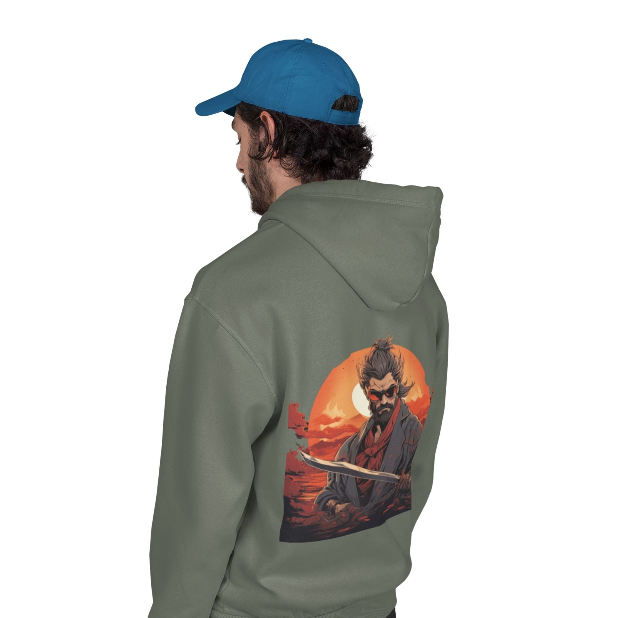 Hoodie - Samurai Sunset Ronin