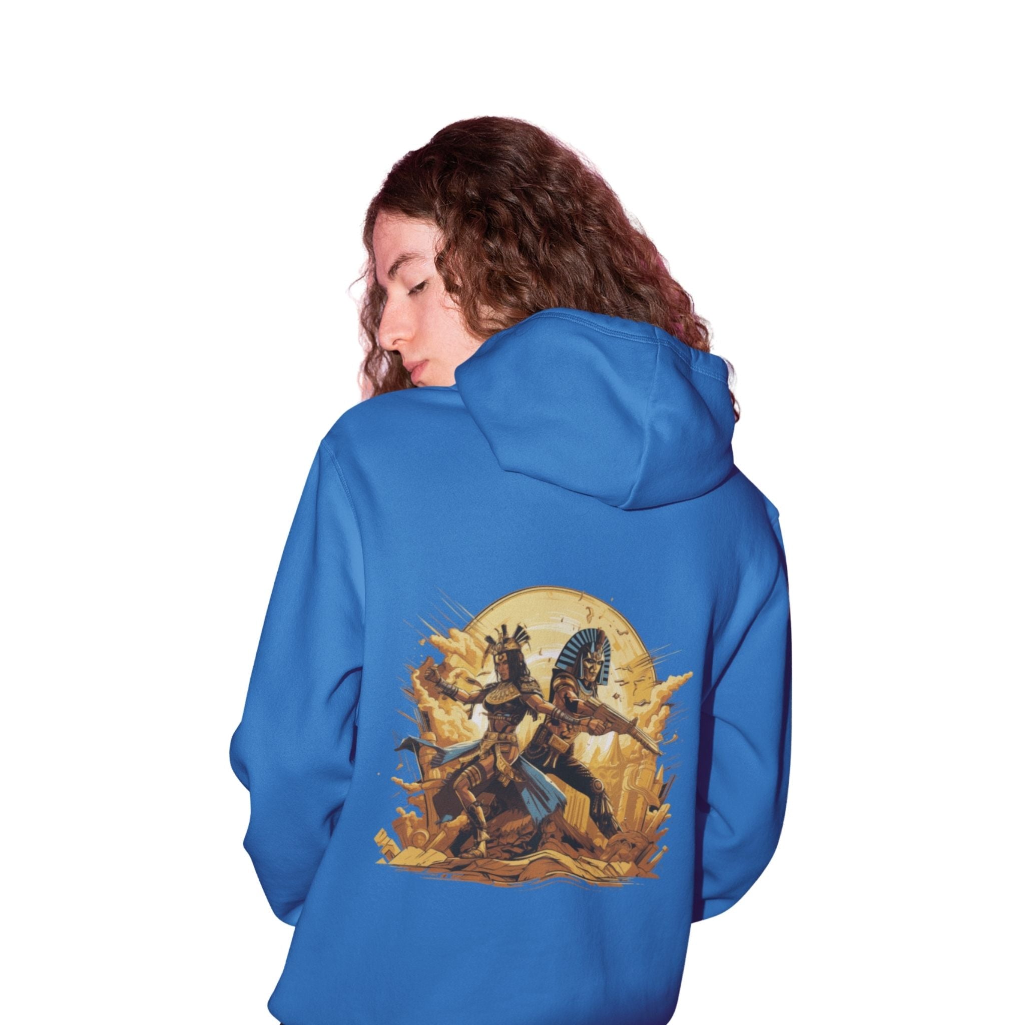 Hoodie - Epic Egyptian Warrior Duo