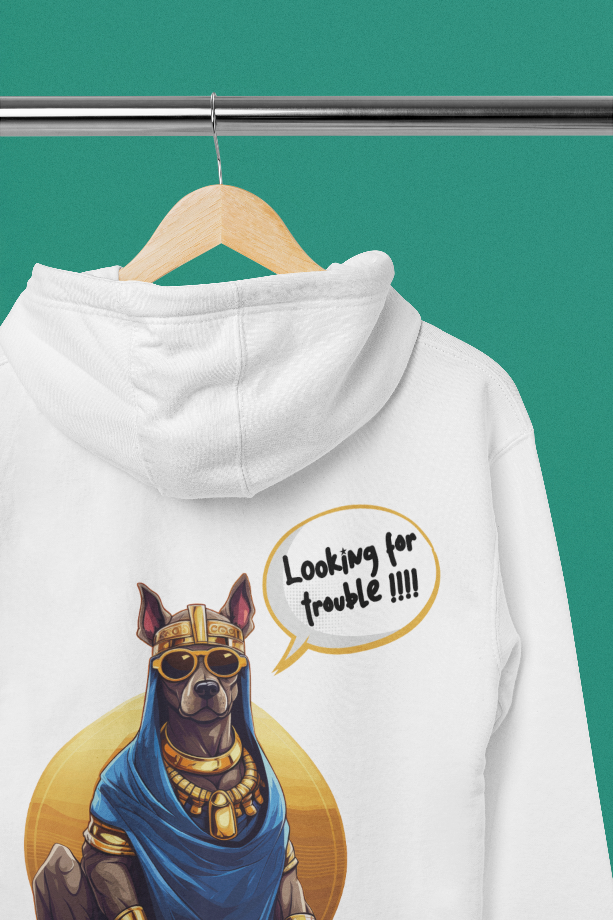 Hoodie - Trouble Seeker Anubis