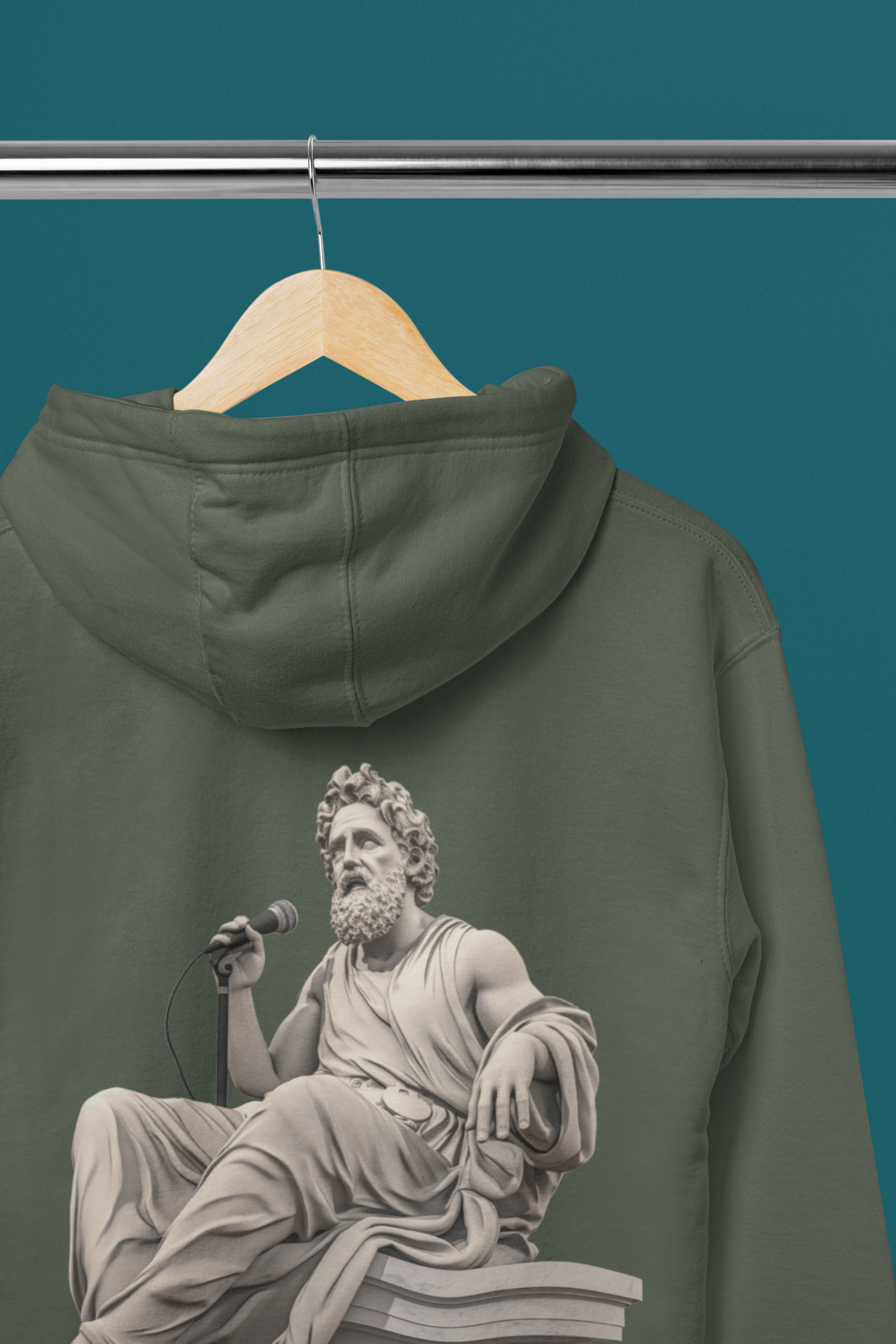 Hoodie - Greek Singer Statue