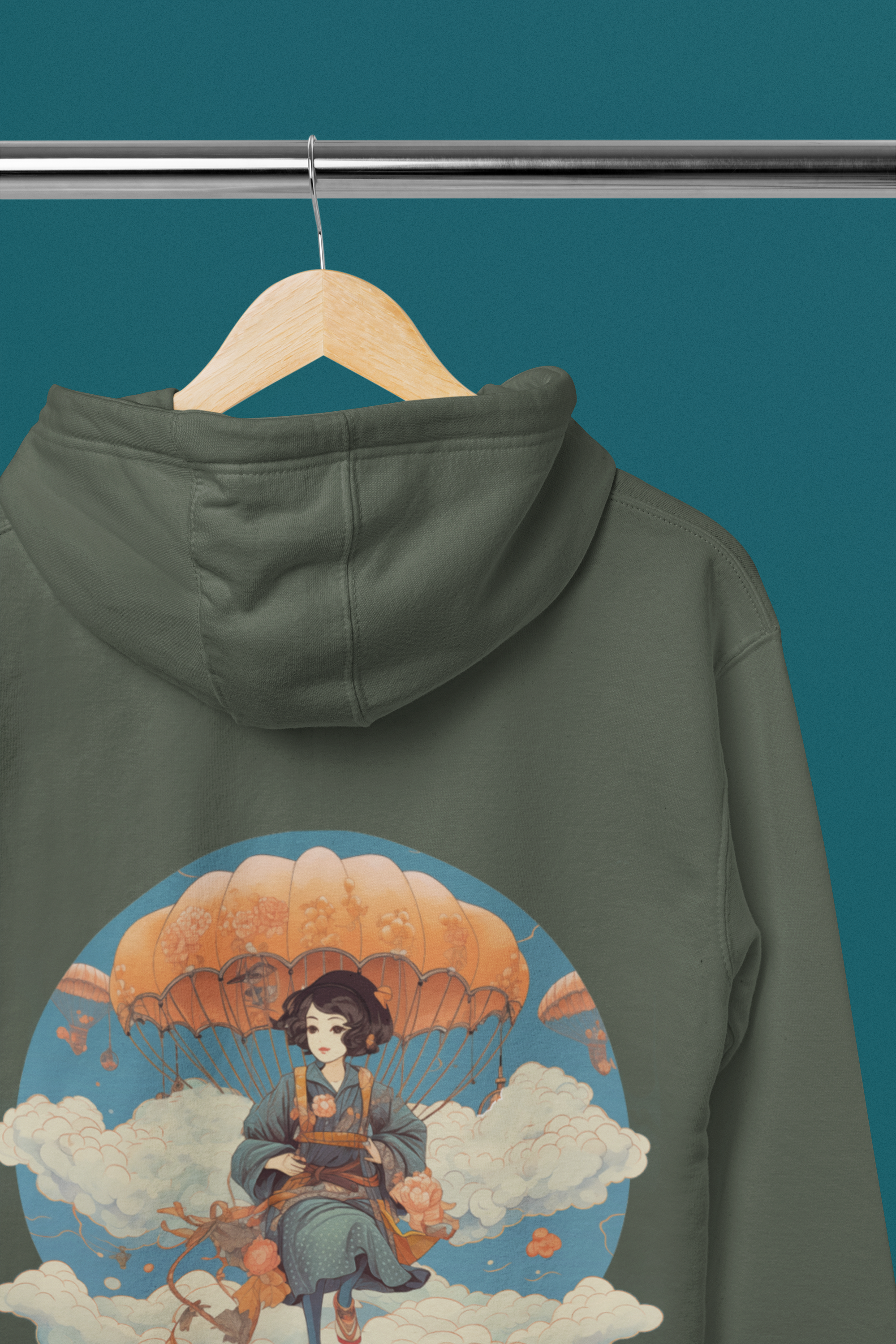 Hoodie - Kimono Skydream