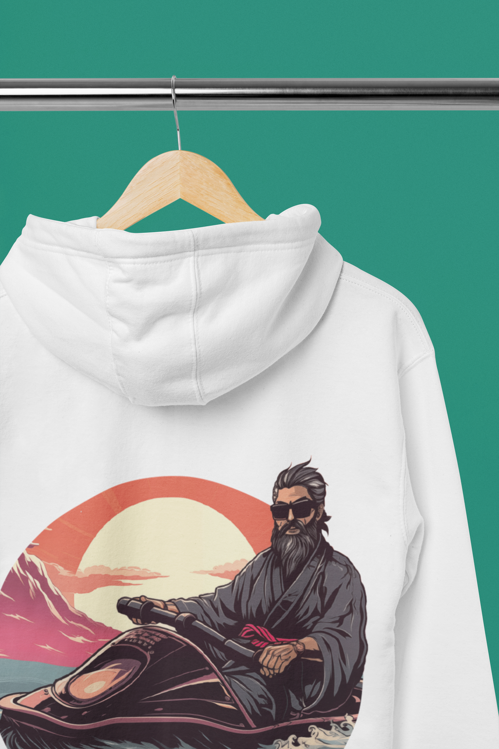 Hoodie - Samurai Waves