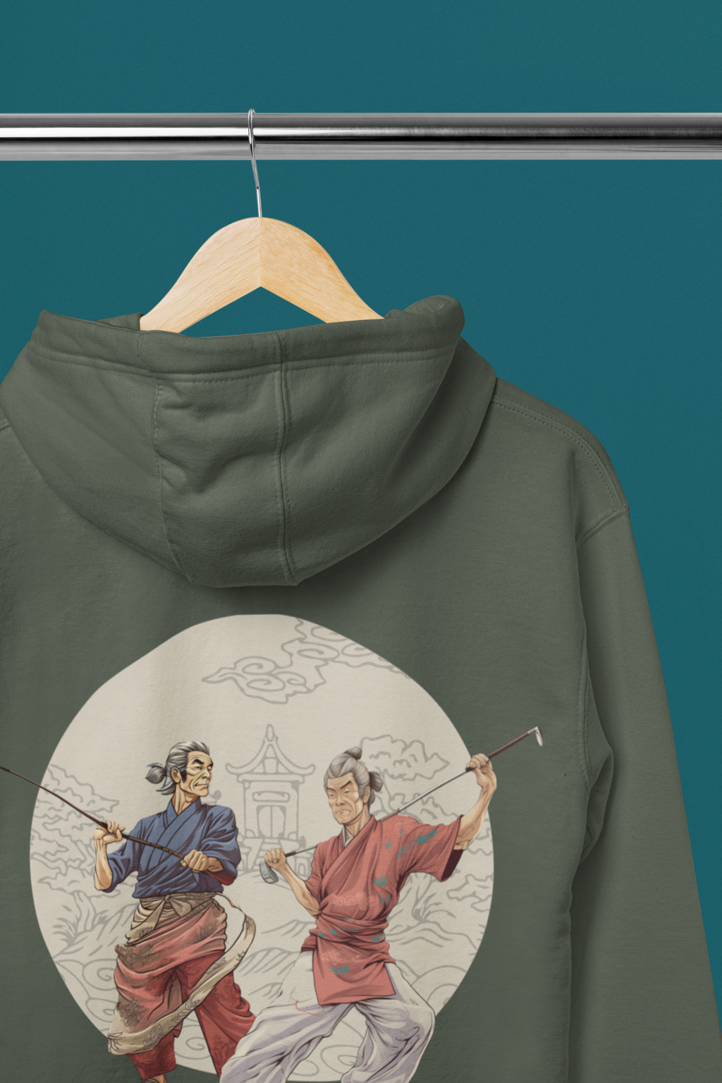 Hoodie - Samurai Golf Duel